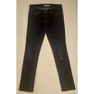 J Brand Pencil Leg Dark Wash Denim Jeans Knee Hole Size 29-30